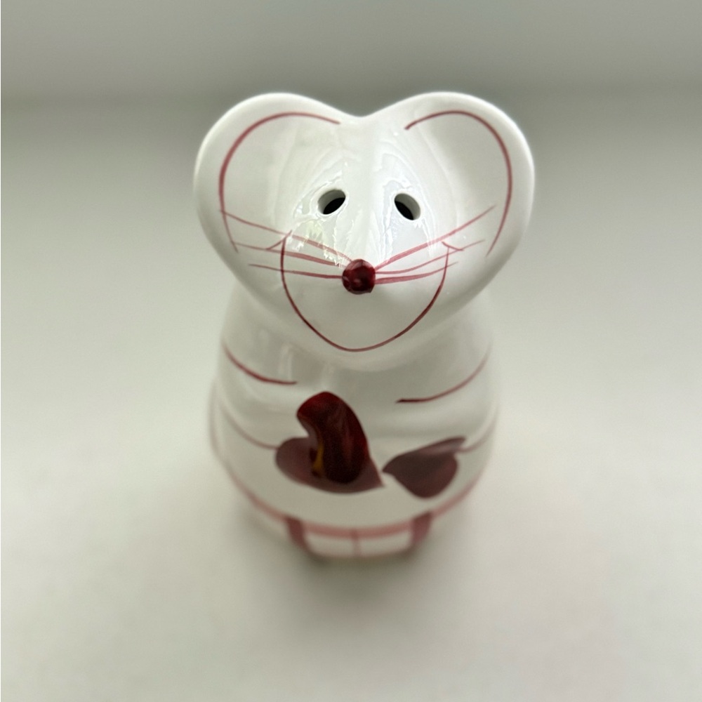 Checkered Hearts‎ Mouse Cheese Shaker